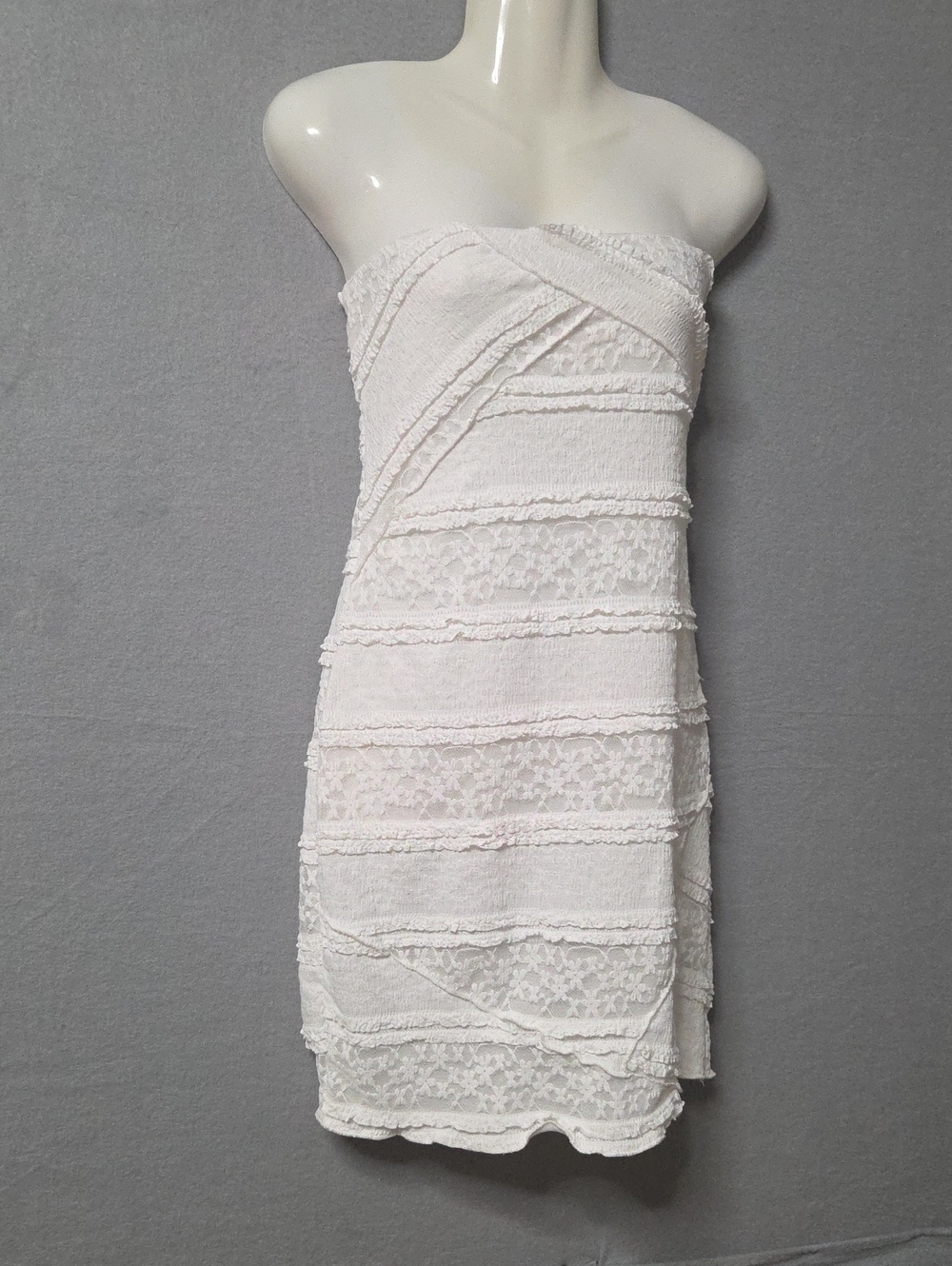 Women's Forever 21 Strapless Dress White Size XL P2p 17 In
